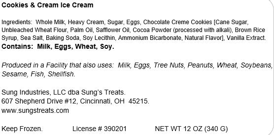 Cookies & Cream, 2 Pints
