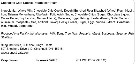 Chocolate Chip Cookie Dough, 2 Pints