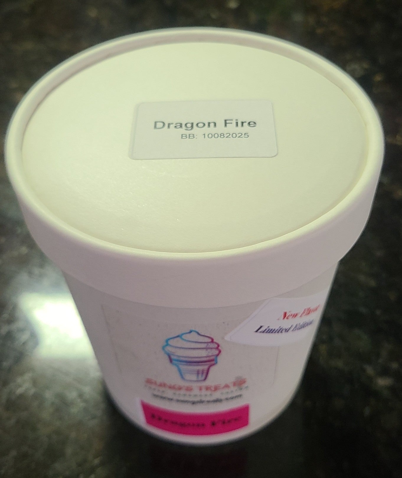 Dragon Fire Ice Cream, 2 Pints