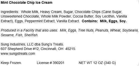 Mint Chocolate Chip, 2 Pints