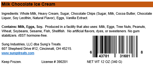 Milk Chocolate, 2 Pints