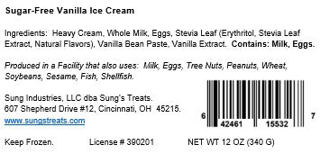 Sugar-Free Vanilla, 2 Pints